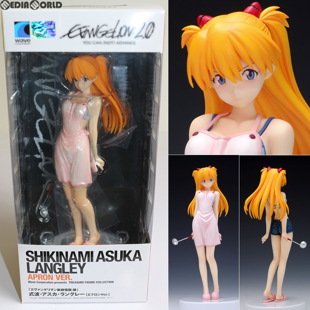 【中古即納】[FIG] トレジャーフィギュアコレクション 式波・アスカ・ラングレー エプロンVer. ヱヴァンゲリヲン新劇場版:破 1/10 完成品 フィギュア WAVE(ウェーブ) (20110131)