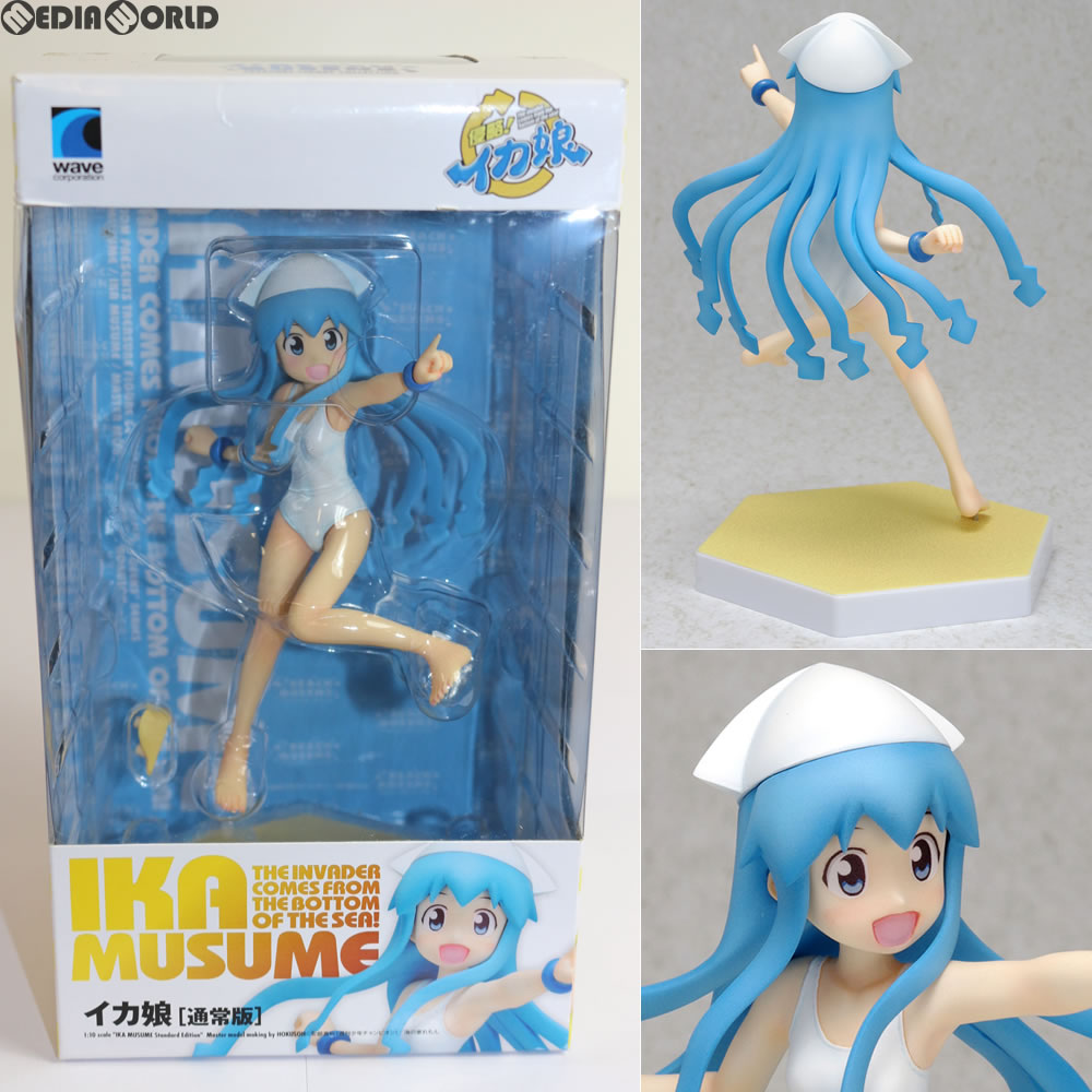 【中古即納】[FIG] BEACH QUEENS(ビーチクイーンズ) イカ娘 通常版 侵略!イカ娘 1/10 完成品 フィギュア WAVE(ウェーブ) (20100630)