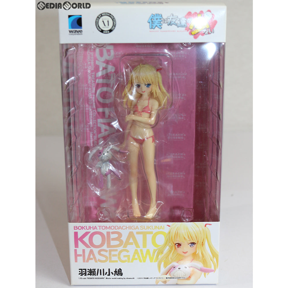 【中古即納】[FIG] BEACH QUEENS(ビーチクイーンズ) 羽瀬川小鳩(はせがわこばと) 僕は友達が少ない 1/10 完成品 フィギュア(NF-197) ウェーブ(WAVE) (20120831)