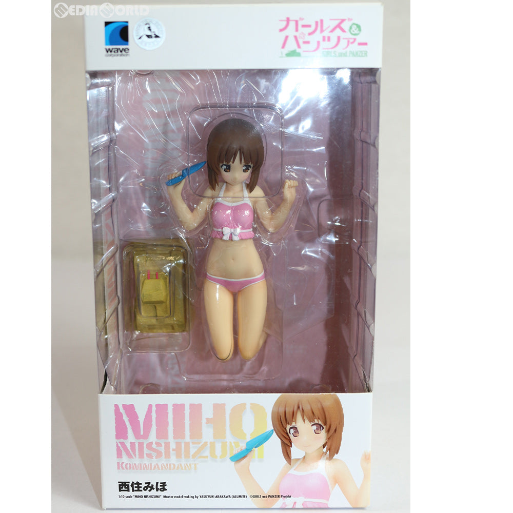 【中古即納】[FIG] BEACH QUEENS(ビーチクイーンズ) 西住みほ(にしずみみほ) ガールズ&パンツァー 1/10 完成品 フィギュア ウェーブ(WAVE) (20130714)