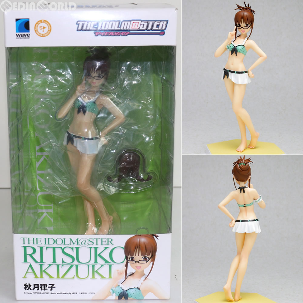 【中古即納】[FIG] BEACH QUEENS(ビーチクイーンズ) 秋月 律子(あきづきりつこ) アイドルマスター(THE IDOLM@STER) 1/10完成品フィギュア WAVE(ウェーブ) (20130930)