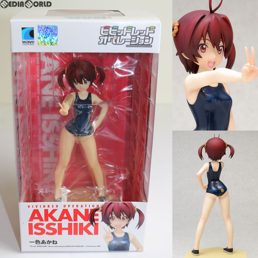 【中古即納】[FIG] BEACH QUEENS(ビーチクイーンズ) 一色あかね(いっしきあかね) ビビッドレッド・オペレーション 1/10 完成品 フィギュア WAVE(ウェーブ) (20131231)