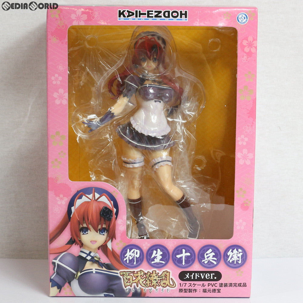 【中古即納】[未開封][FIG] (再販) 柳生十兵衛(やぎゅうじゅうべえ) メイドver. 百花繚乱 サムライブライド 1/7 完成品 フィギュア 回天堂(20160622)