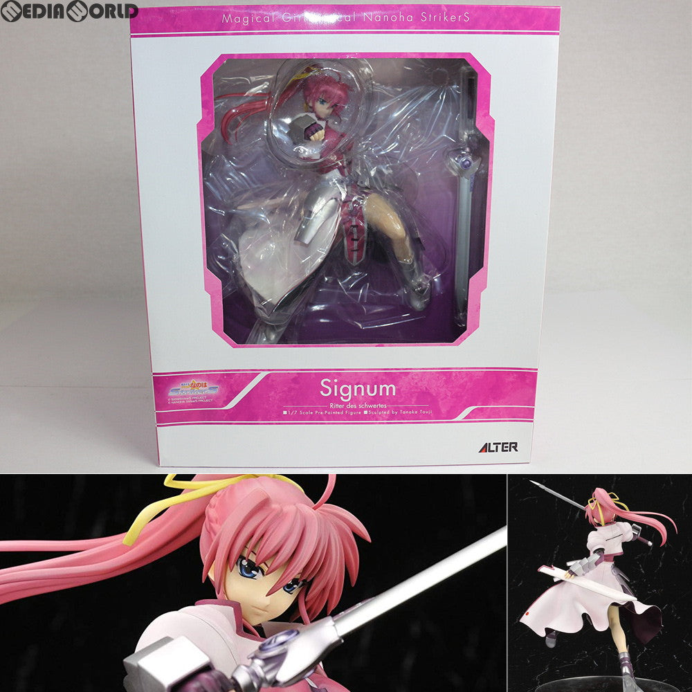 【中古即納】[FIG]シグナム(Signum) 魔法少女リリカルなのはStrikerS 1/7 完成品 フィギュア アルター(20090131)