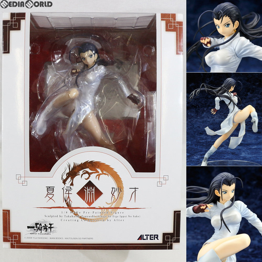 【中古即納】[FIG]夏侯淵妙才(かこうえんみょうさい) 一騎当千 Great Guardians 1/8 完成品 フィギュア アルター(20100403)