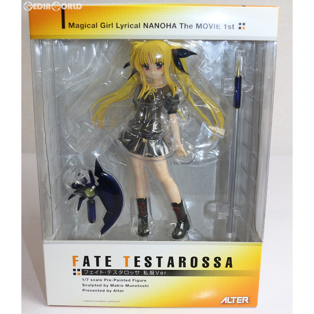 【中古即納】[FIG]フェイト・テスタロッサ(Fate Testarossa ) 私服Ver. 魔法少女リリカルなのは The MOVIE 1st 1/7 完成品 フィギュア アルター(20110228)