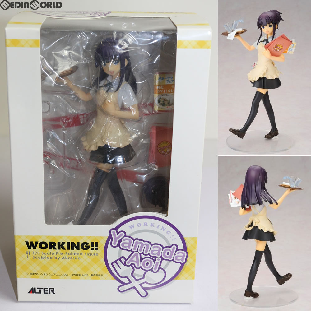 【中古即納】[FIG]山田葵(やまだあおい) WORKING!!(ワーキング!!) 1/8 完成品 フィギュア アルター(20111130)