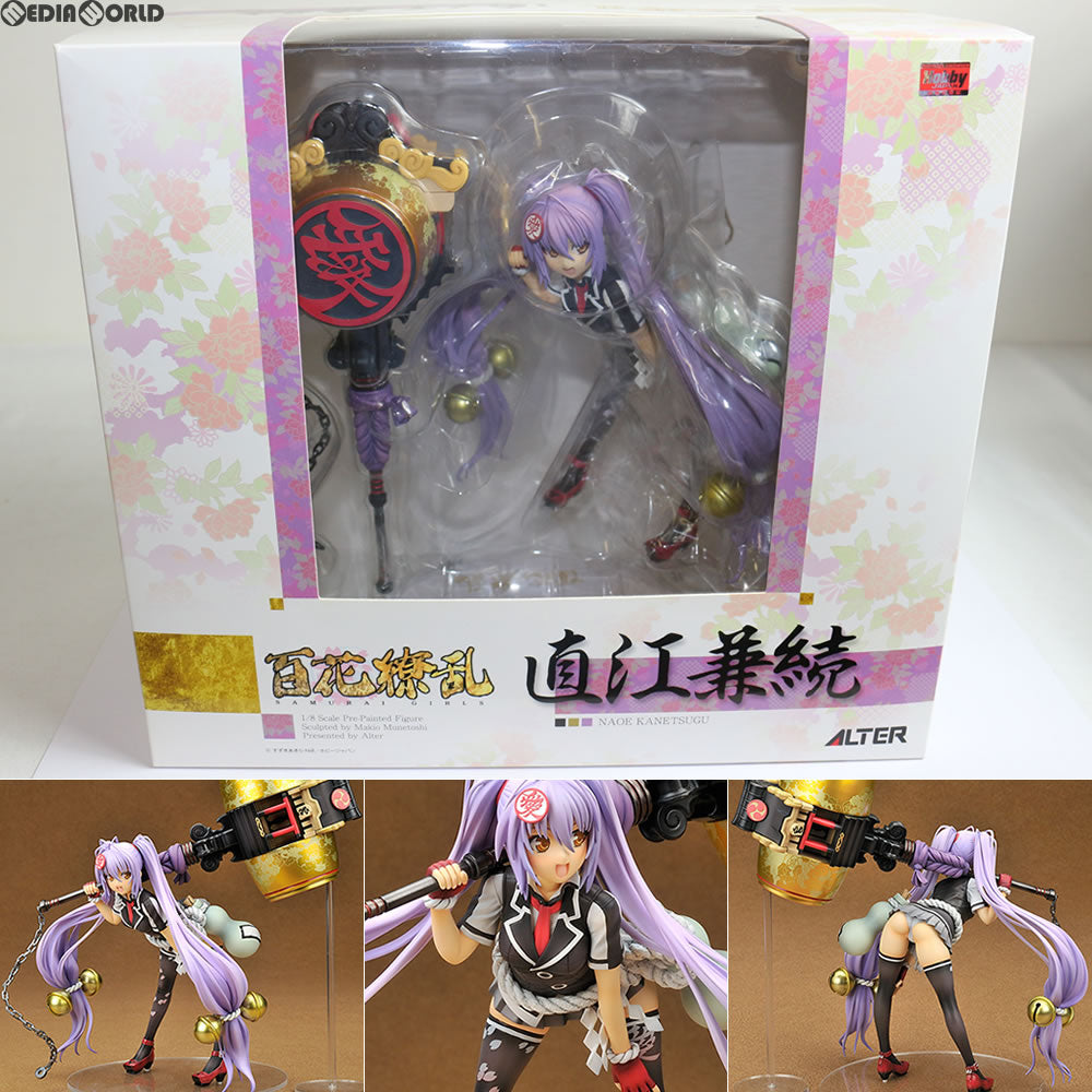 【中古即納】[FIG]直江兼続(なおえかねつぐ) 百花繚乱 1/8 完成品 フィギュア アルター(20130809)