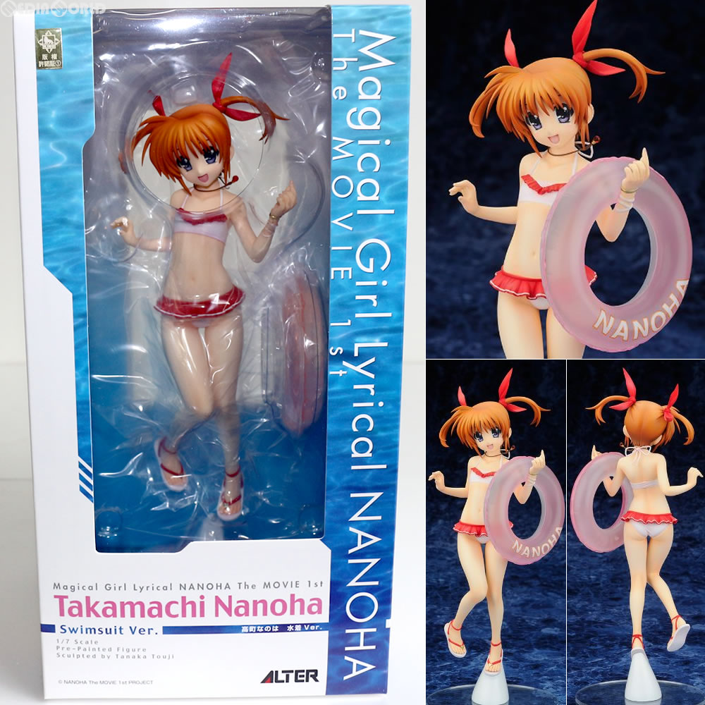 【中古即納】[FIG]高町なのは(たかまちなのは) 水着Ver. 魔法少女リリカルなのは The MOVIE 1st 1/7 完成品 フィギュア アルター(20131208)