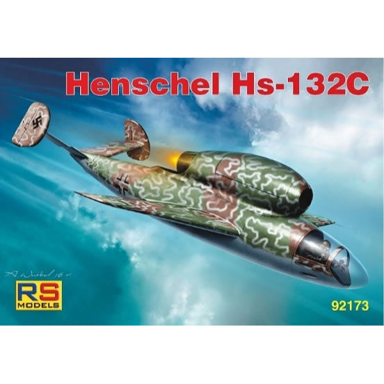 【新品即納】[PTM] 92173 1/72 ヘンシェル HS-132C w/HeS 011 プラモデル RSモデル(20160625)