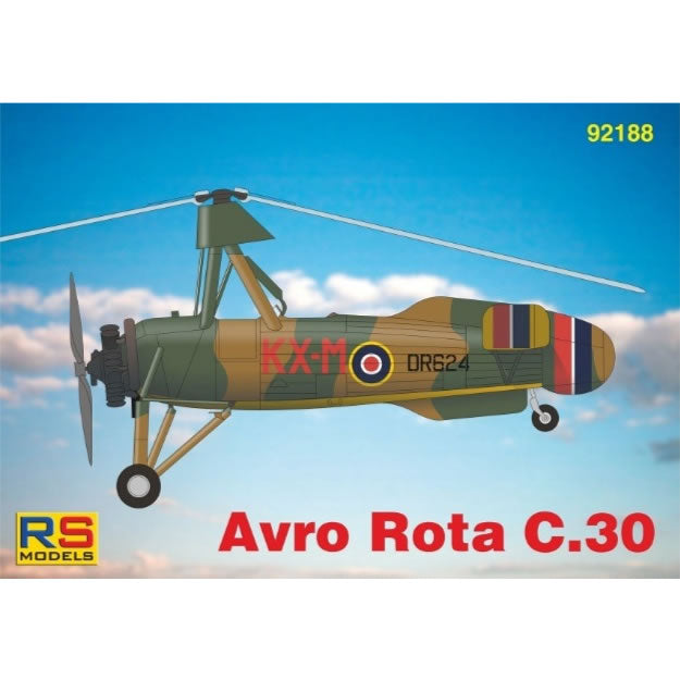 【新品即納】[PTM] 92188 1/72 アブロ ロータ C.30A プラモデル RSモデル(20160625)