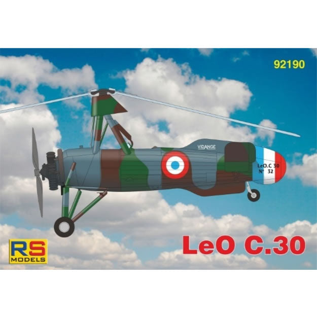 【新品即納】[PTM] 92190 1/72 LeO C.30 プラモデル RSモデル(20160625)