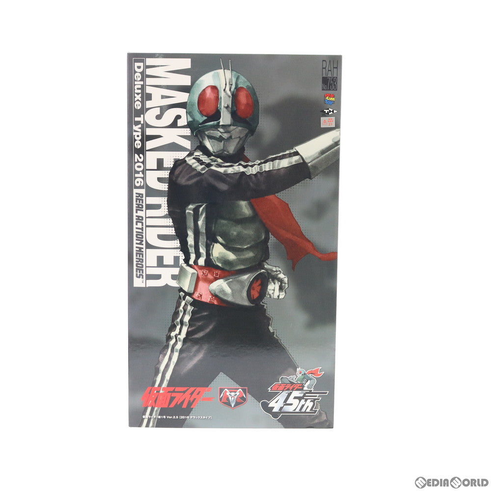 【新品即納】[FIG] (再販) リアルアクションヒーローズ No.543 RAH DX 仮面ライダー新1号(Ver.2.5) 完成品 フィギュア メディコム・トイ(20160831)