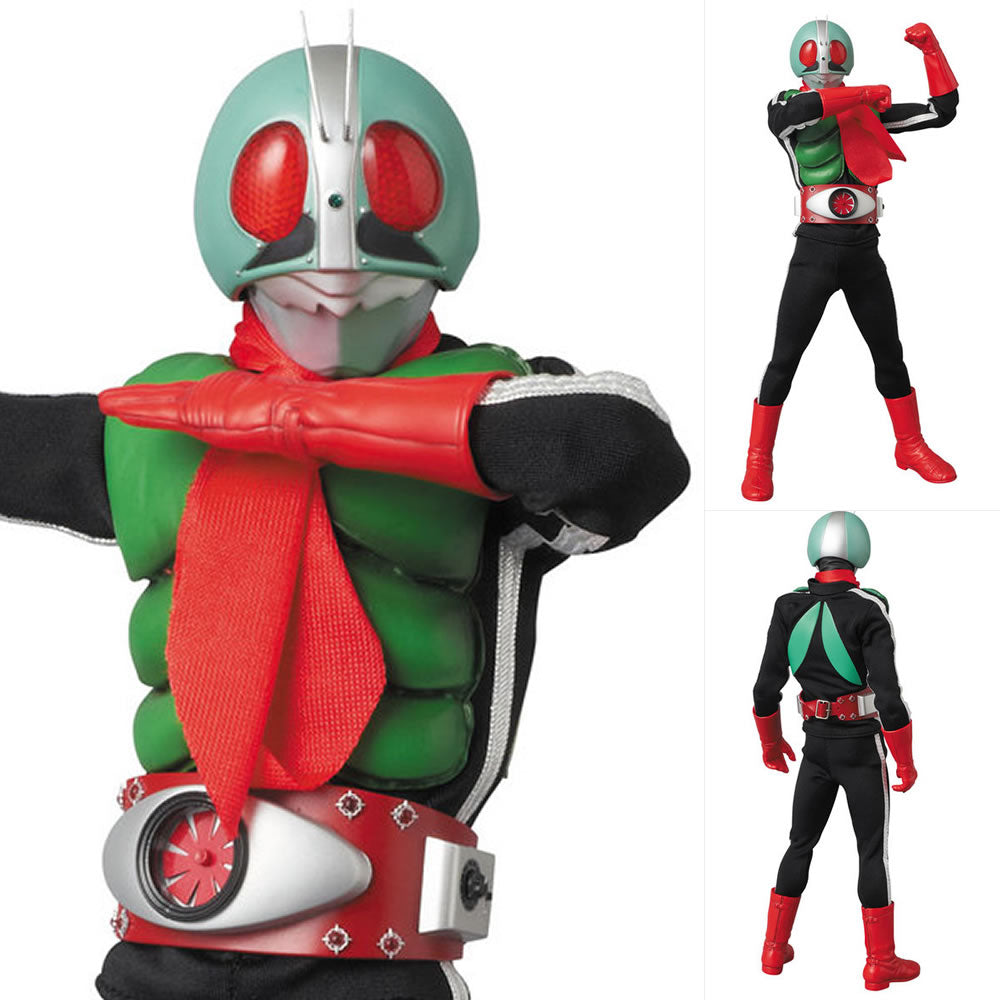 【新品即納】[FIG] (再販) リアルアクションヒーローズ No.552 RAH DX 仮面ライダー新2号(Ver.2.5) 完成品 フィギュア メディコム・トイ(20160831)