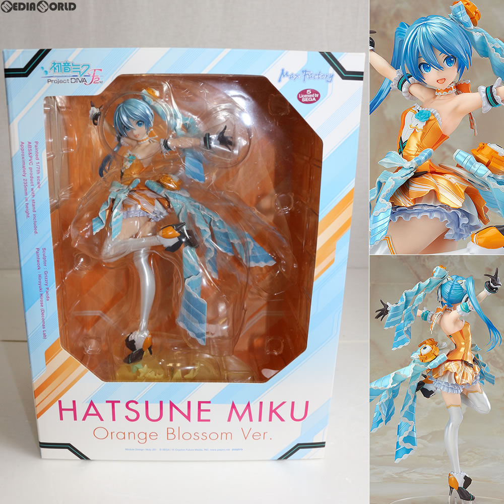 【中古即納】[FIG] 初音ミク オレンジブロッサムVer. 初音ミク-Project DIVA- F 2nd 1/7 完成品 フィギュア マックスファクトリー(20170122)