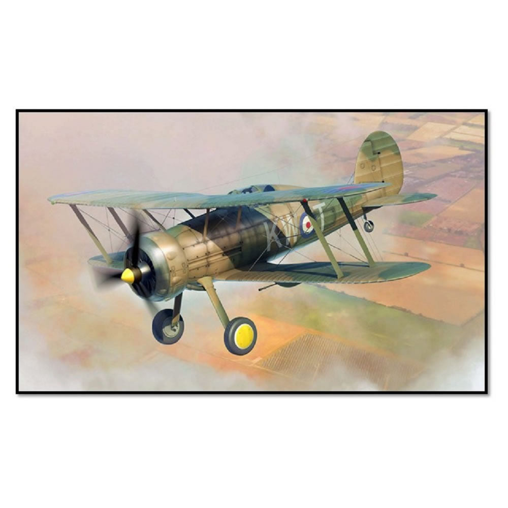 【新品即納】[PTM] 64804 1/48 イギリス空軍 グロスター グラディエーター Mk.II プラモデル メリットインターナショナル(20160625)