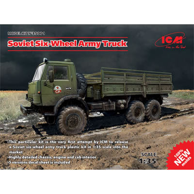 【新品即納】[PTM] 35001 1/35 ソビエト 6輪アーミートラック プラモデル ICM(20160519)