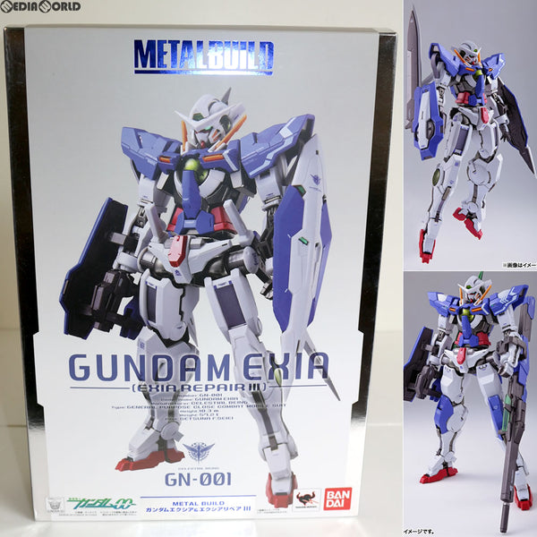 [FIG](再販)METAL BUILD ガンダムエクシア&エクシアリペアIII 機動戦士ガンダム00(ダブルオー) 完成品 可動フィギュア バンダイ