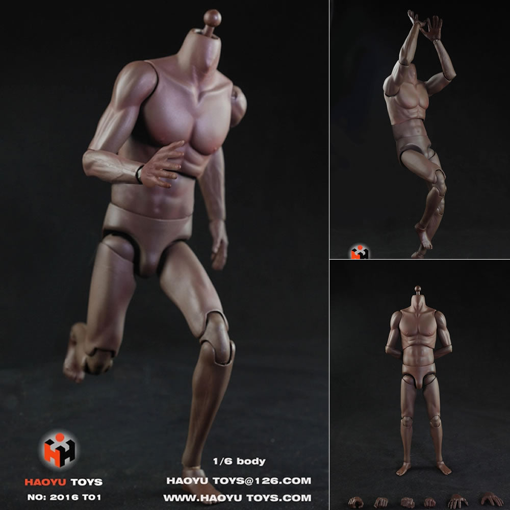【新品即納】[FIG] スーパースポーツ素体 黒人 高身長 1/6 ドール(T01) ハオユートイズ(20160519)