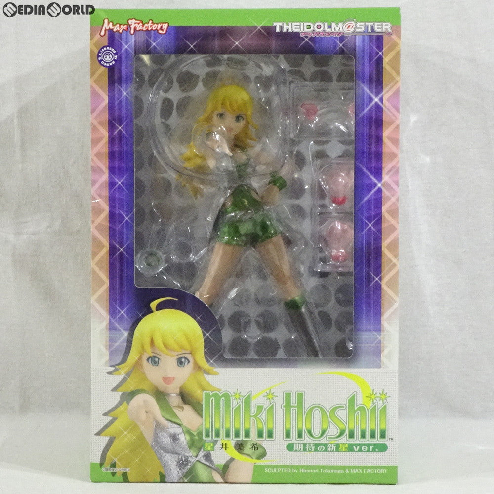 【中古即納】[FIG] 星井美希(ほしいみき) 期待の新星ver. THE IDOLM@STER(アイドルマスター) 1/8 完成品 フィギュア マックスファクトリー(20080831)