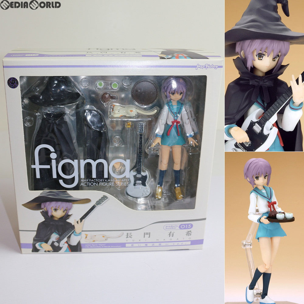 【中古即納】[FIG] figma(フィグマ) 015 長門有希(ながとゆき) 悪い魔法使いver. 涼宮ハルヒの憂鬱 完成品 可動フィギュア マックスファクトリー(20080930)
