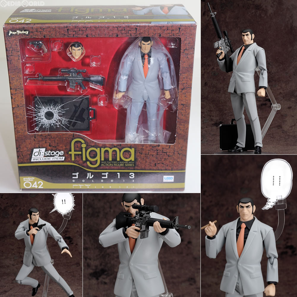 【中古即納】[FIG] figma(フィグマ) 042 ゴルゴ13 完成品可動フィギュア マックスファクトリー(20090831)