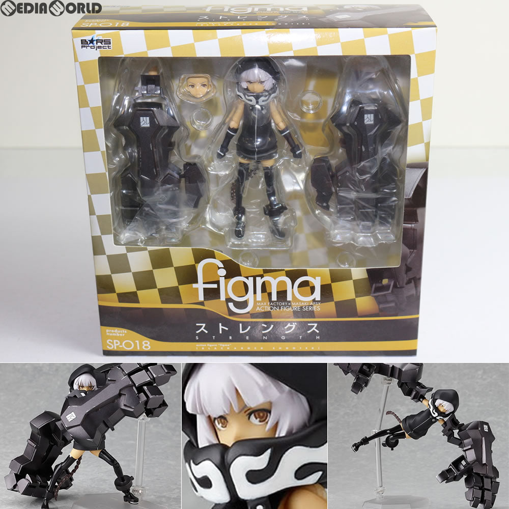 【中古即納】[FIG] figma(フィグマ) SP-018 ストレングス ブラック★ロックシューター 完成品 フィギュア マックスファクトリー(20110831)
