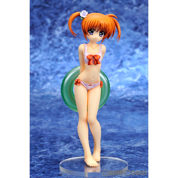 【中古即納】[FIG] 高町なのは(たかまちなのは) 水着Ver. 魔法少女リリカルなのは The MOVIE 1st 1/7 完成品 フィギュア キューズQ(20121027)