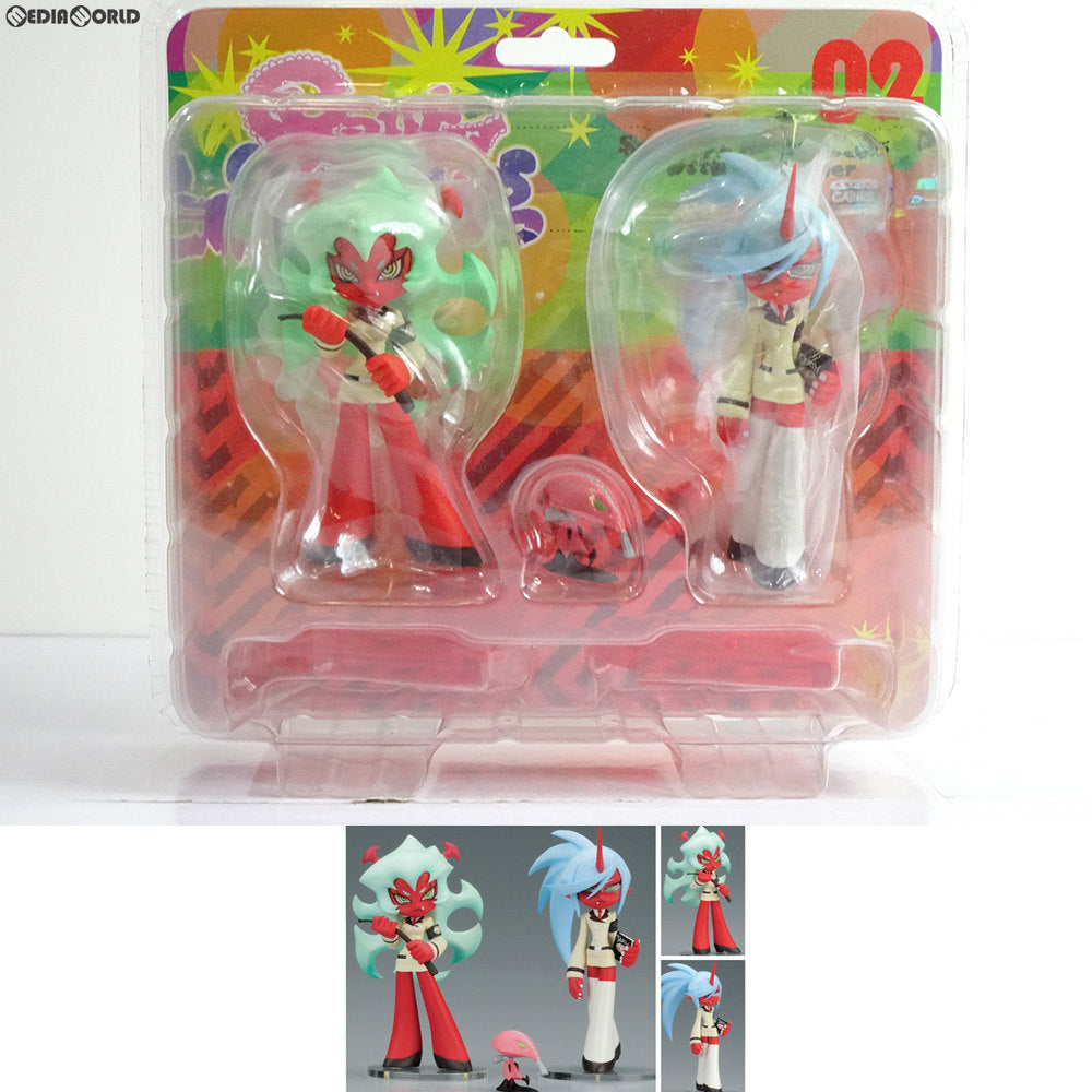 【中古即納】[FIG] Twin Pack+ スキャンティ&ニーソックス with ファスナー Panty&Stocking with Garterbelt 完成品 フィギュア Phat!(ファット・カンパニー) (20110930)
