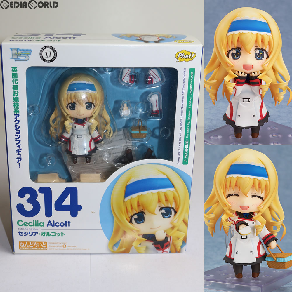 【中古即納】[FIG] ねんどろいど 314 セシリア・オルコット IS インフィニット・ストラトス 完成品 可動フィギュア Phat!(ファット・カンパニー) (20130831)