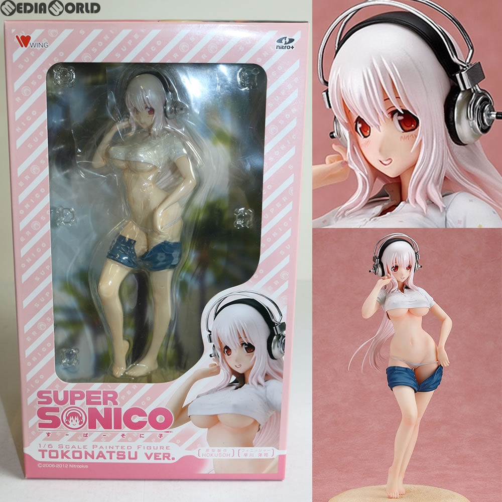【中古即納】[箱難あり][FIG] SUPER SONICO TOKONATSU Ver.(すーぱーそに子 とこなつ Ver.) 1/6 完成品 フィギュア WING(ウイング) (20120524)