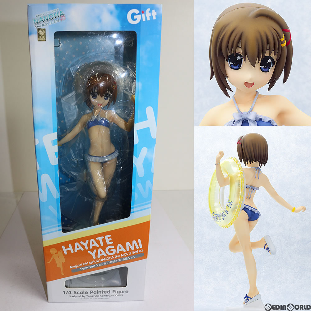 【中古即納】[FIG] 八神はやて(やがみはやて) 水着ver. 魔法少女リリカルなのは The MOVIE 2nd A's 1/4完成品 フィギュア ギフト(Gift) (20131231)