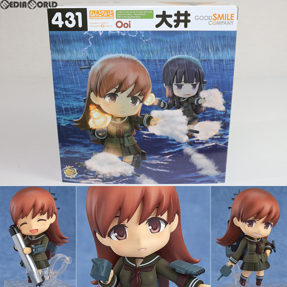 【中古即納】[FIG]GOODSMILE ONLINE SHOP限定特典付き ねんどろいど431 大井 艦隊これくしょん ‐艦これ‐ 完成品 可動フィギュア グッドスマイルカンパニー(20141023)