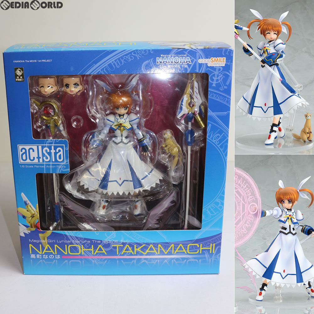 【中古即納】[FIG]actsta(アクスタ) 高町なのは(たかまちなのは) 魔法少女リリカルなのは The MOVIE 1st 1/8 完成品 可動フィギュア グッドスマイルカンパニー(20110212)