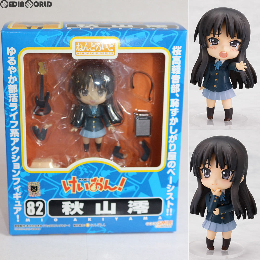 【中古即納】[FIG]ねんどろいど082 秋山澪(あきやま みお) けいおん! 完成品 可動フィギュア グッドスマイルカンパニー(20090930)