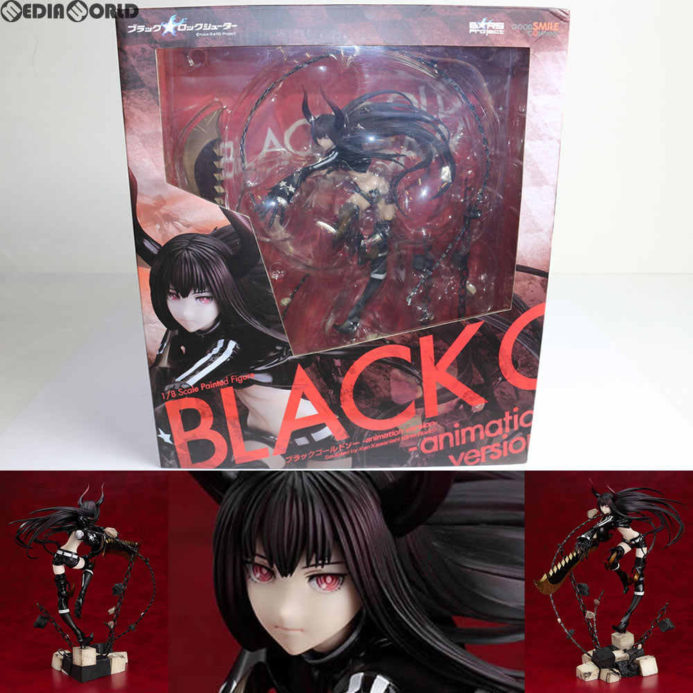 【中古即納】[FIG]ブラックゴールドソー -animation version-(アニメーションVer.) ブラック★ロックシューター 1/8 完成品 フィギュア グッドスマイルカンパニー(20110630)