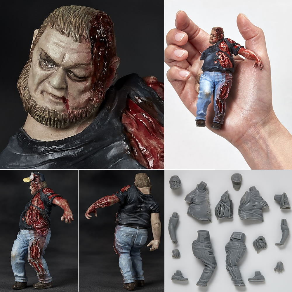 【新品即納】[PTM] 1/16スケール ゾンビプラスチックモデル 地獄のゾンビ黙示録 No.02 トラック運転手 プラモデル Gecco(ゲッコウ) (20160615)