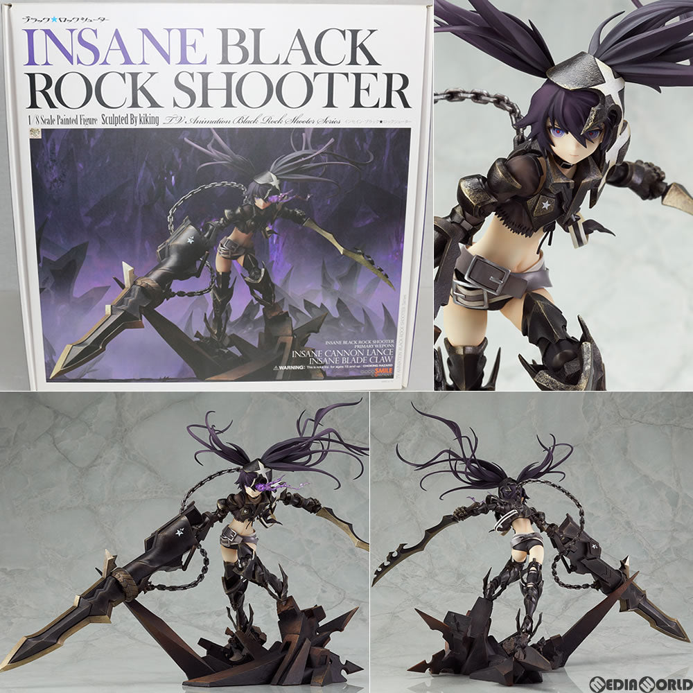 【中古即納】[FIG]インセイン・ブラック★ロックシューター TV ANIMATION BLACK ROCK SHOOTER 1/8 完成品 フィギュア グッドスマイルカンパニー(20130921)