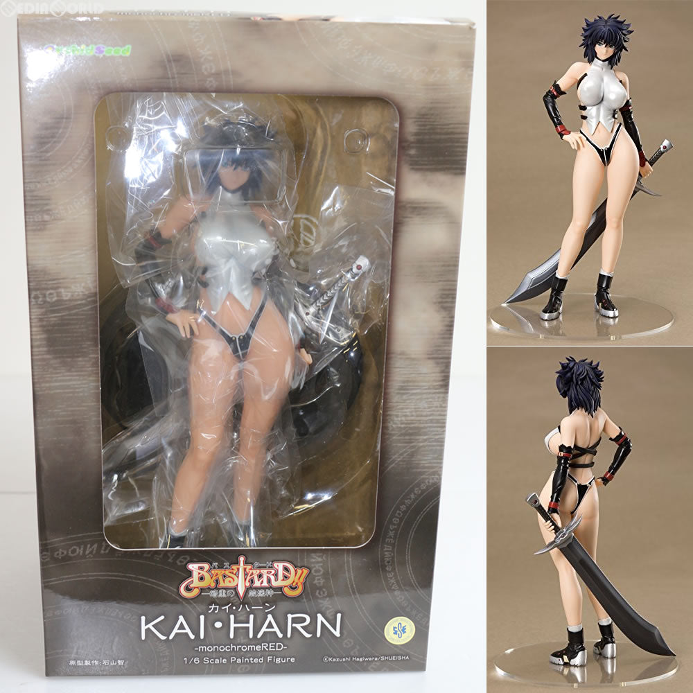 【中古即納】[FIG] カイ・ハーン -monochromeRED- BASTARD!!(バスタード!!) -暗黒の破壊神- 1/6完成品 フィギュア(PVC192) オーキッドシード(20161001)