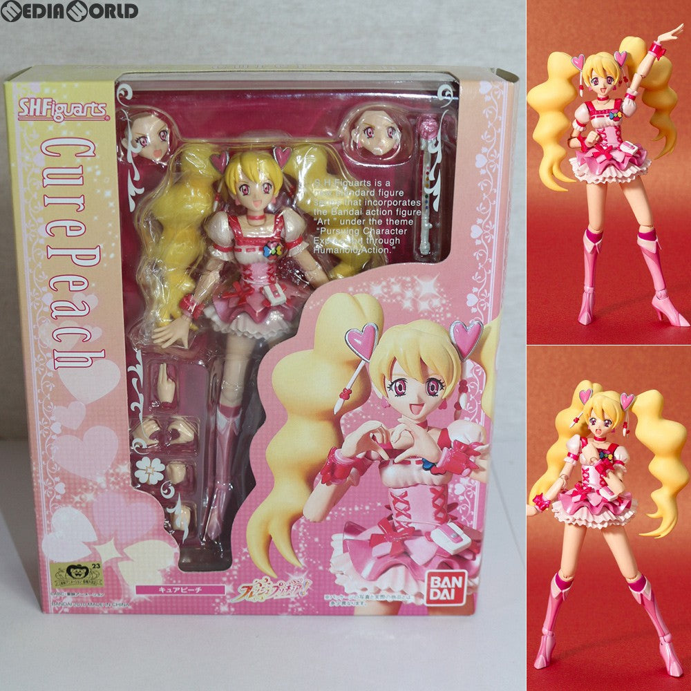【中古即納】[FIG] S.H.Figuarts(フィギュアーツ) キュアピーチ フレッシュプリキュア! 完成品 可動フィギュア バンダイ(20100527)