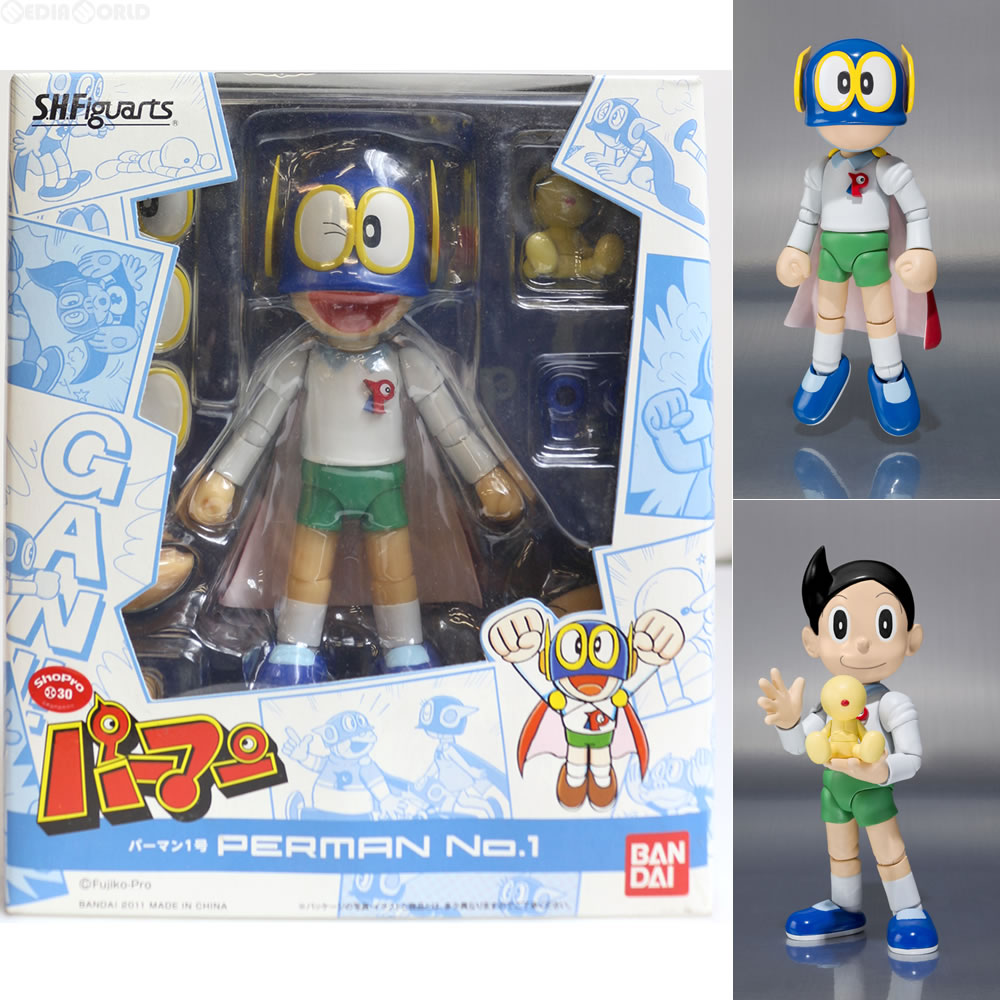【中古即納】[FIG] S.H.Figuarts(フィギュアーツ) パーマン1号 パーマン 完成品アクションフィギュア バンダイ(20110625)