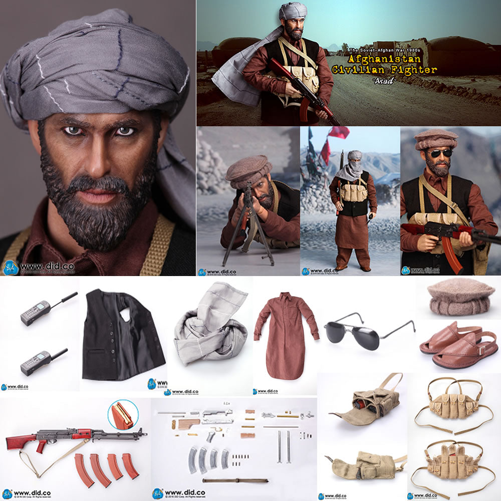 【新品即納】[FIG] I80111 The Soviet-Afghan War 1980s Afghanistan Civilian Fighter - Asad 1/6完成品 ドール DIDコーポレーション(20160519)