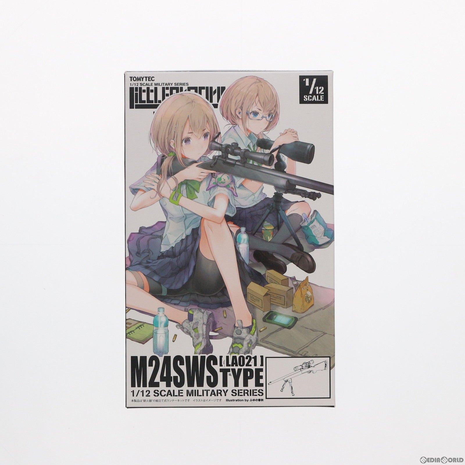 【中古即納】[PTM] LittleArmory(リトルアーモリー) LA021 1/12 M24SWSタイプ プラモデル(264248) TOMYTEC(トミーテック) (20160831)
