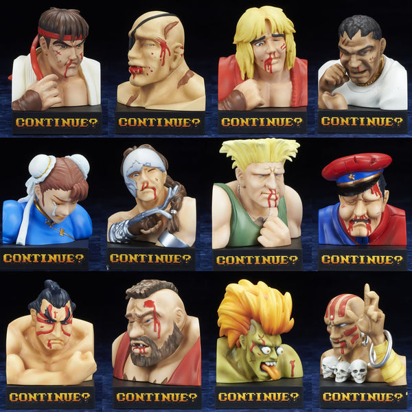 FIG](BOX)STREET FIGHTER II(ストリートファイター2) トレーディングフィギュア 負け顔コレクションVol.1 フィギュア(12個)  エンブレイスジャパン