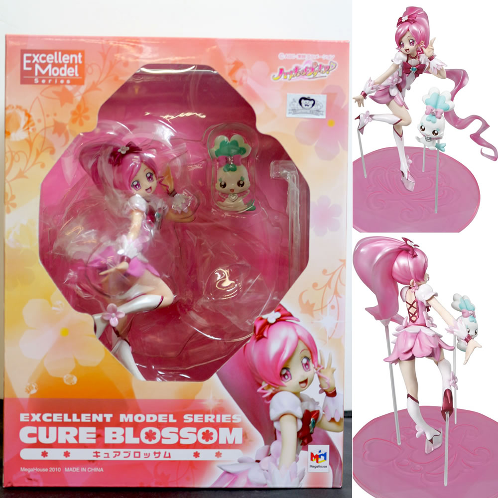 【中古即納】[FIG] エクセレントモデル キュアブロッサム ハートキャッチプリキュア! 1/8 完成品 フィギュア メガハウス(20101031)