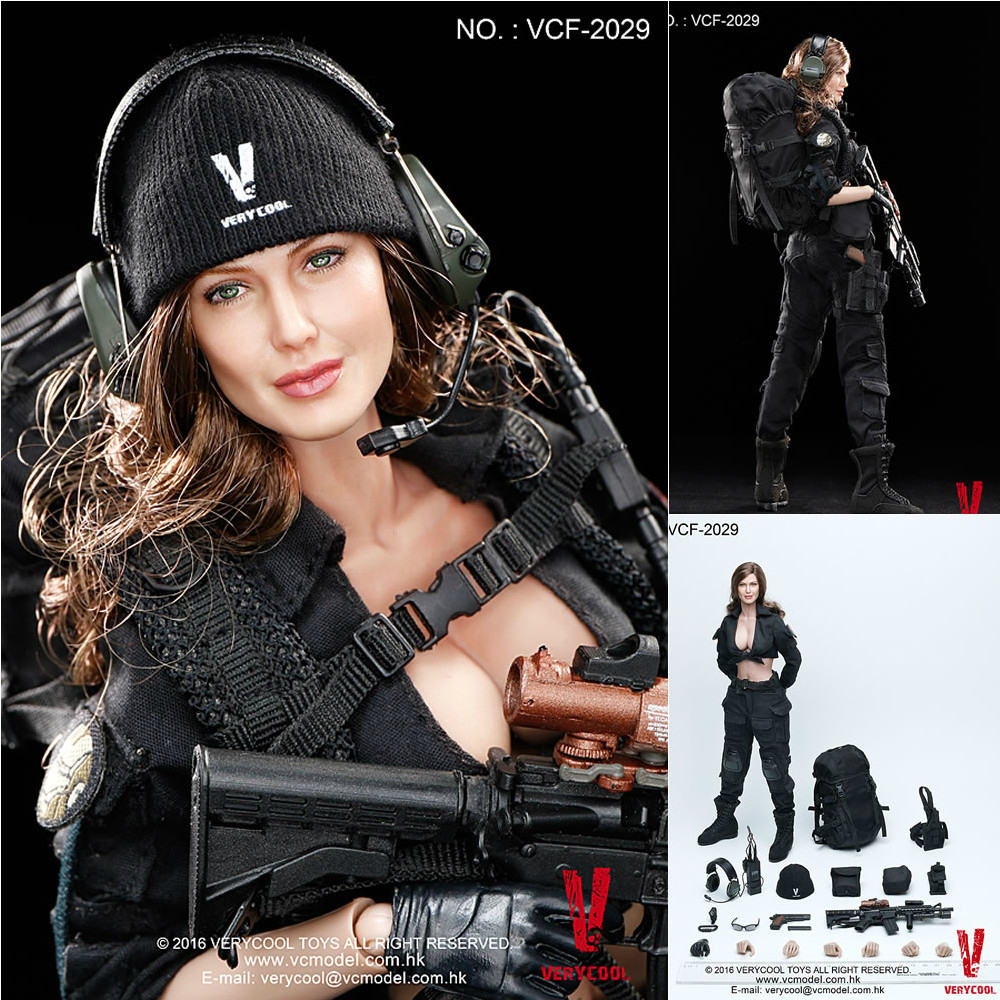 【新品即納】[FIG] 1/6 フィメール シューター ブラック Ver. 完成品 ドール(VCF-2029) ベリークール(20161103)
