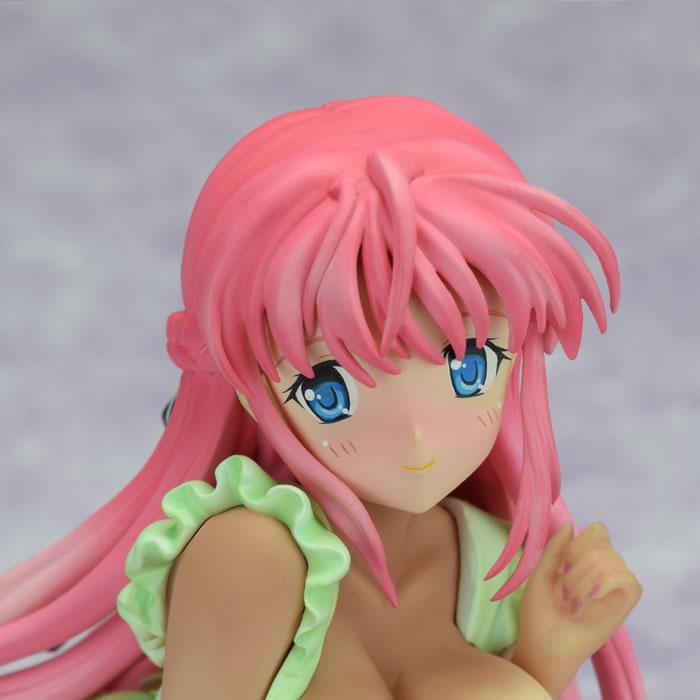 【新品即納】[FIG] 織節秋奈(おりふしあきな) 裸エプロン Happy Ver. 日焼け パステルグリーンカラー 彼女×彼女×彼女 1/6完成品 フィギュア Blackberry(20160825)