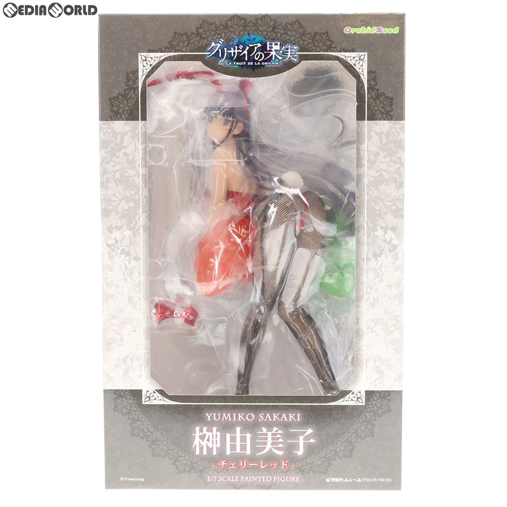 【新品即納】[FIG] 榊由美子(さかきゆみこ) -チェリーレッド- グリザイアの果実 1/7完成品 フィギュア オーキッドシード(PVC195) (20161030)