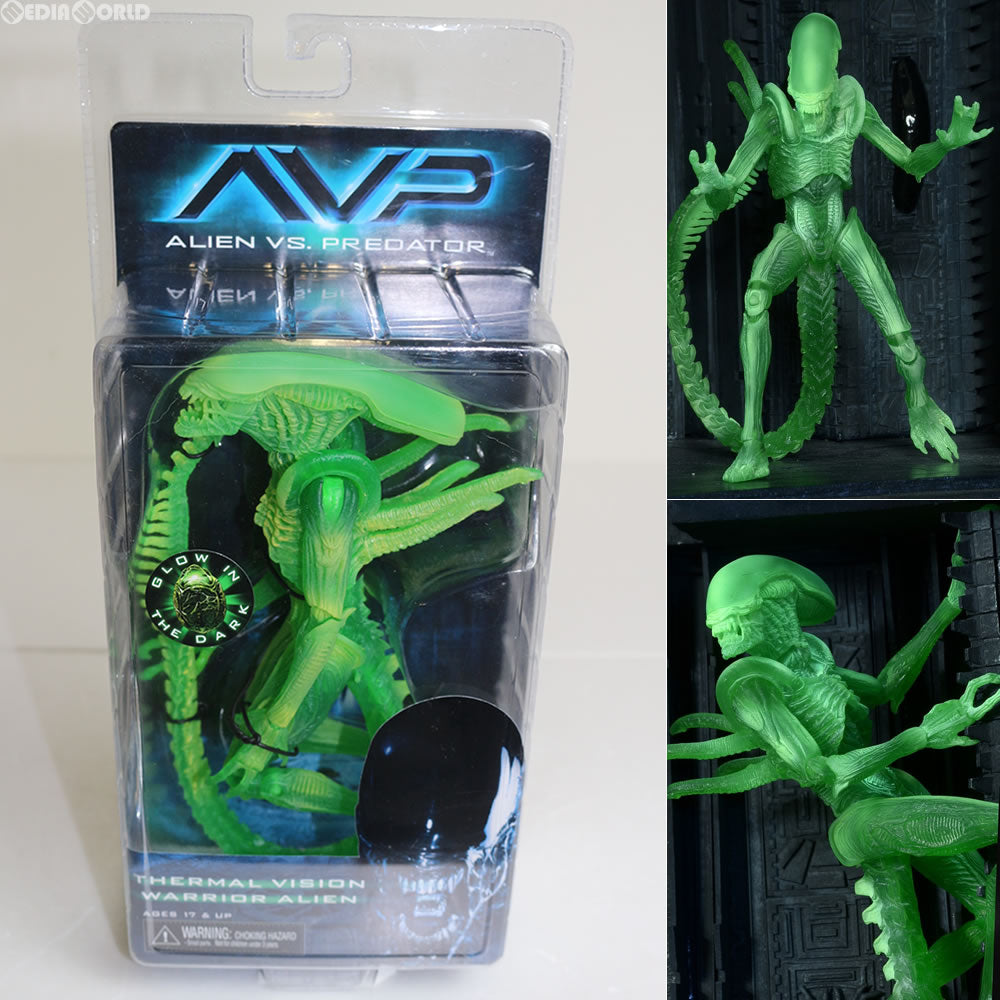 【中古即納】[FIG] AVP エイリアン vs プレデター/ エイリアン・ウォーリアー グロー・イン・ザ・ダーク 7インチ アクションフィギュア ネカ(20161014)