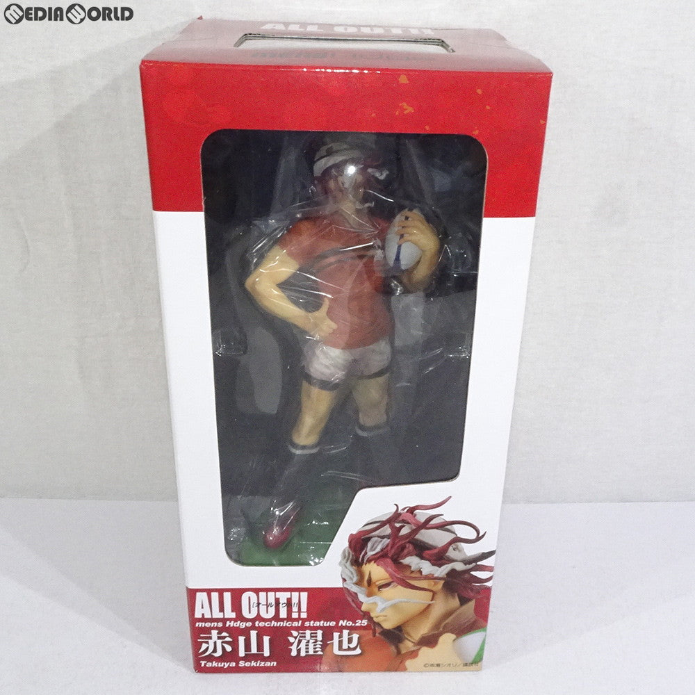 【新品即納】[FIG] mensHdge technical statue No.25 赤山濯也(せきざんたくや) ALL OUT!!(オールアウト!!) 完成品 フィギュア ユニオンクリエイティブ(20160828)